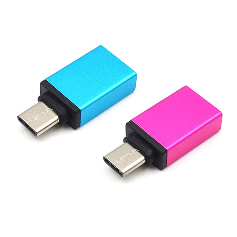 Mini USB 3.1 Type-C Cable Adapter To USB 3.0 Aluminium Alloy OTG Converter For All Type-c Mobile Phone Tablet PC Macbook