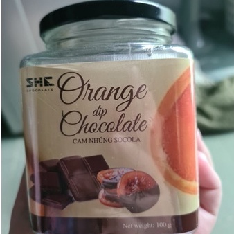 [ Siêu ngon] Cam nhúng Socola - SHE Chocolate - Siêu ngon và bổ dưỡng. Thích hợp ăn vặt và làm quà tặng - SHECN100500