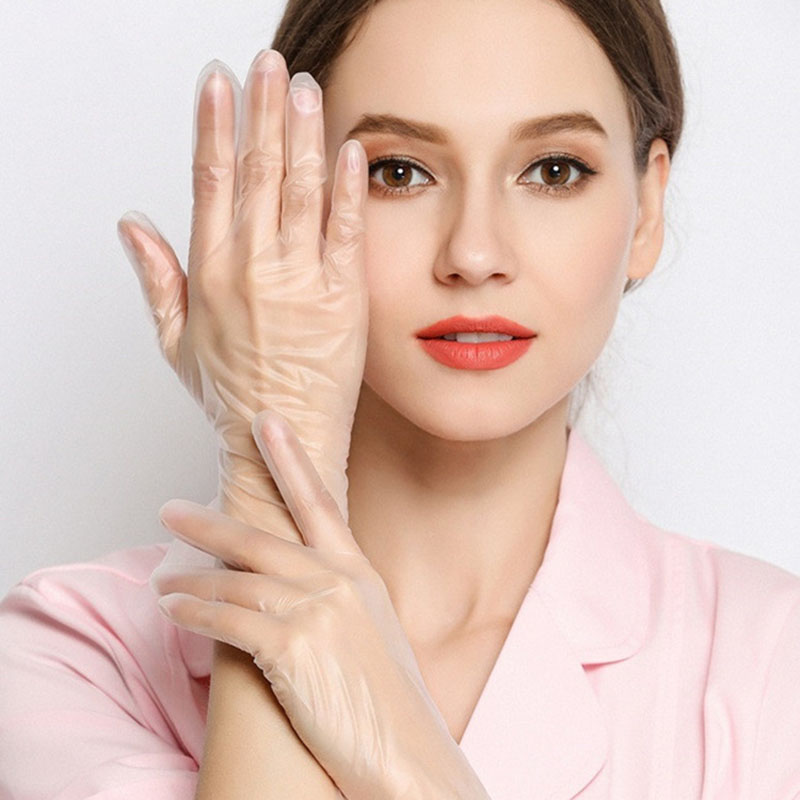 Set 100 Găng Tay Nilon Sử Dụng Một Lần