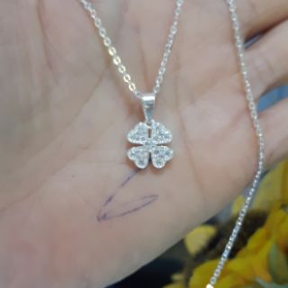 Dây chuyền nữ bạc cỏ 4 lá