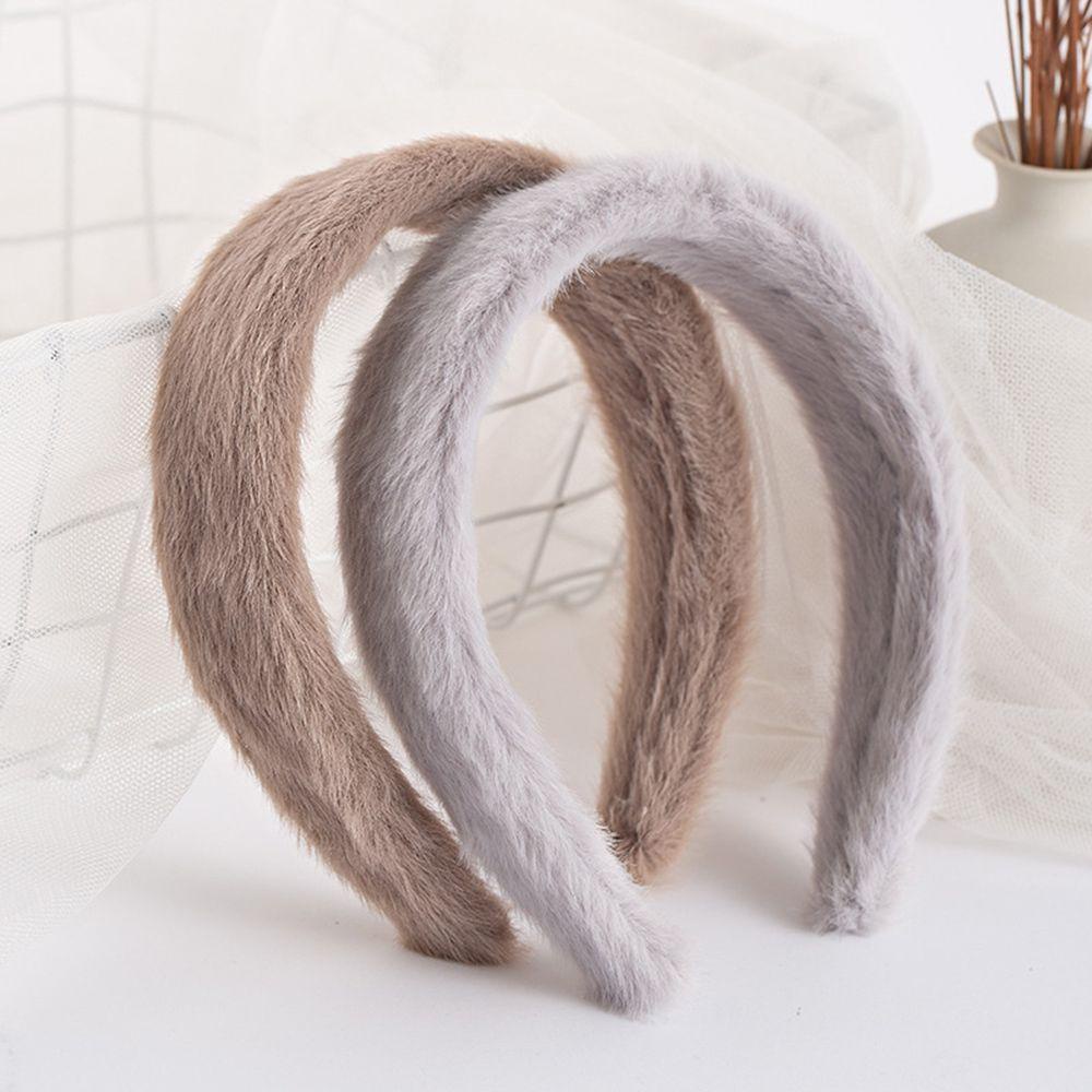 Băng Đô Vải Lông Nhiều Màu Sắc Dành Cho Nữ