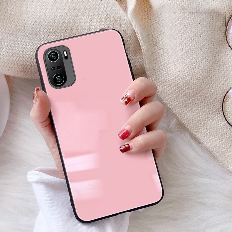 Ốp Lưng Xiaomi Poco F3 / Redmi K40 / K40 Pro, K40 Gaming Mặt kính gương sáng bóng cao cấp