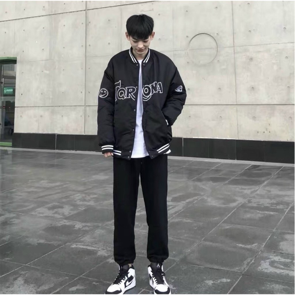 Áo Bomber TORONA (Black) - Toroto Bomber Jacket Unisex