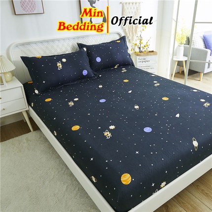 Bộ Ga Giường và 2 Vỏ Gối Cotton Poly Được Chọn Mẫu, Ga Nệm Bo Chun Miễn Phí - Min Bedding | BigBuy360 - bigbuy360.vn