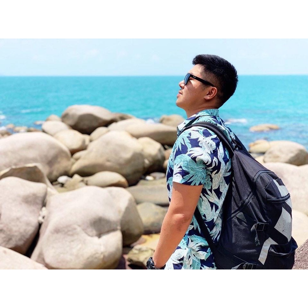 Áo sơ mi Hawaii Nam Nữ đi biển mùa hè fullsize 45-85kg