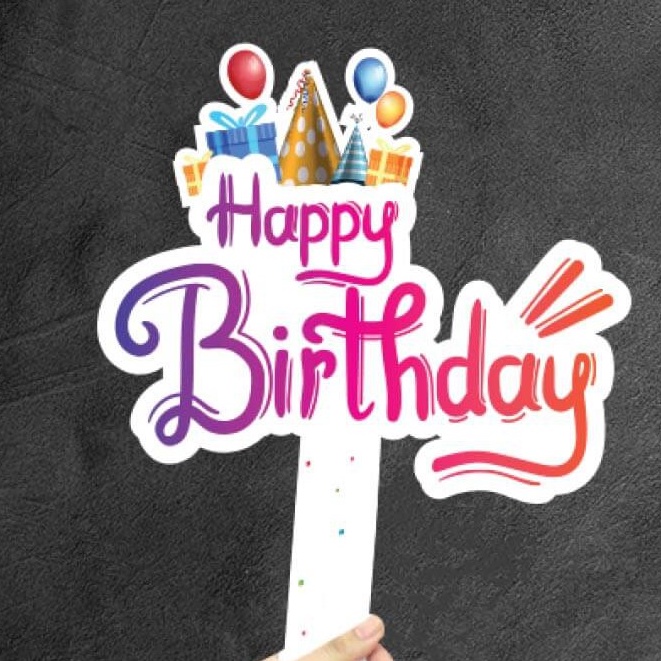 Hashtag cầm tay YEP- sinh nhật- Miễn phí thiết kế theo yêu cầu- In nhanh sắc nét -Bảng biển tên -Đám cưới -Khai trương