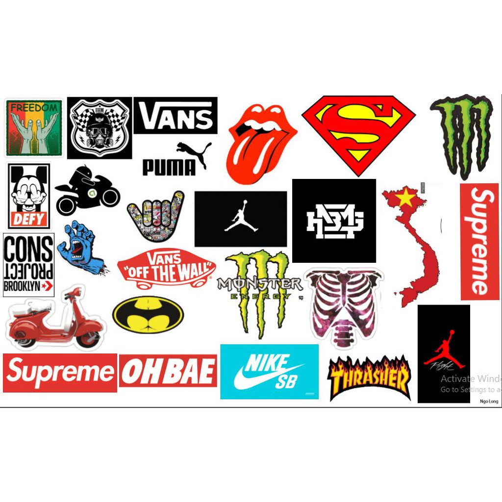 STICKER dán Vali, xe, barber shop, Mũ bảo hiểm , macbook, đàn, tường... Nhập mã GIẢM GIÁ 15k khi mua từ 3 set