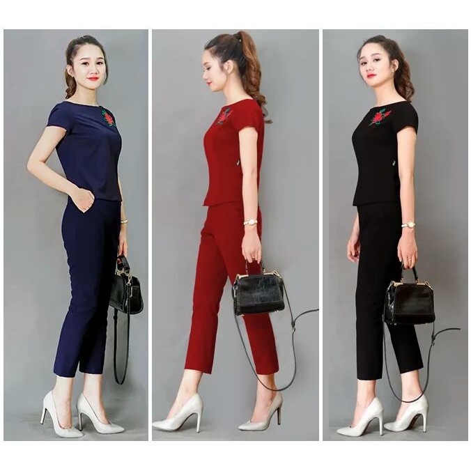BỘ ĐỒ THÊU HOA HỒNG CAO CẤP B12 | BigBuy360 - bigbuy360.vn