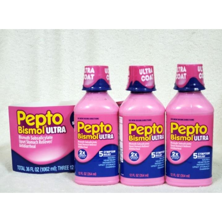 [Hàng Mỹ] Siro tiêu hoá dạ dày Pepto 354ml.