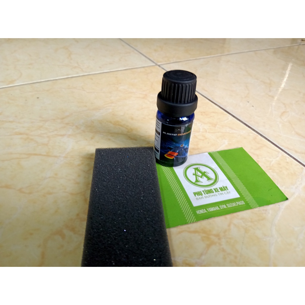 Chai Phục hồi nhựa đen cao cấp  xe máy ô tô tặng kèm Mút lau