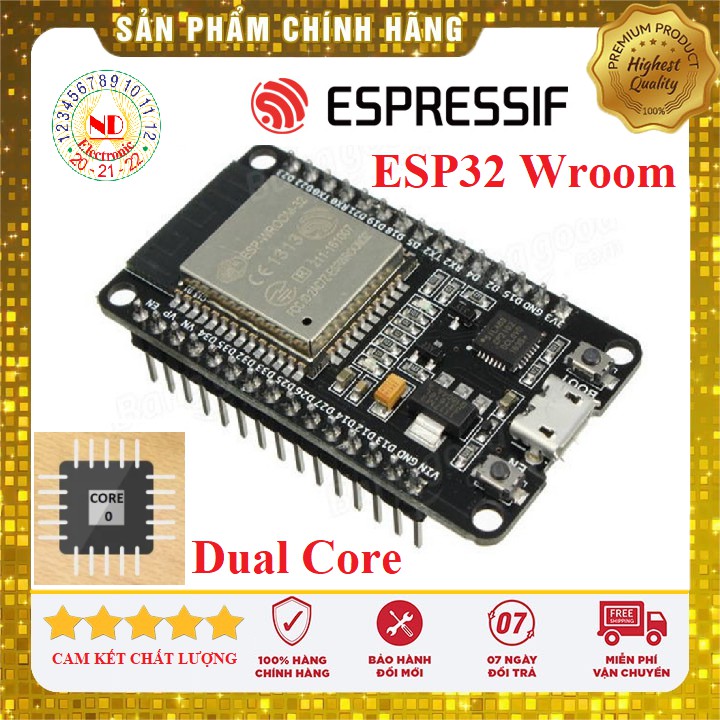 ESP32 - Kit ESP32 (NodeMCU ESP32 Wifi BLE) ❤FREESHIP❤ - Kit IOT ứng dụng nhà thông minh