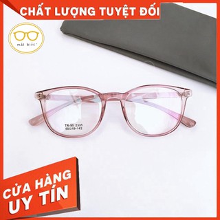 💖♥️ Tặng hộp + Khăn lau 💖 Gọng Kính Tròn Bầu 2331 ♥️ Miễn phí Cắt mắt kính Cận 💌 Loạn 💌 Viễn 💌