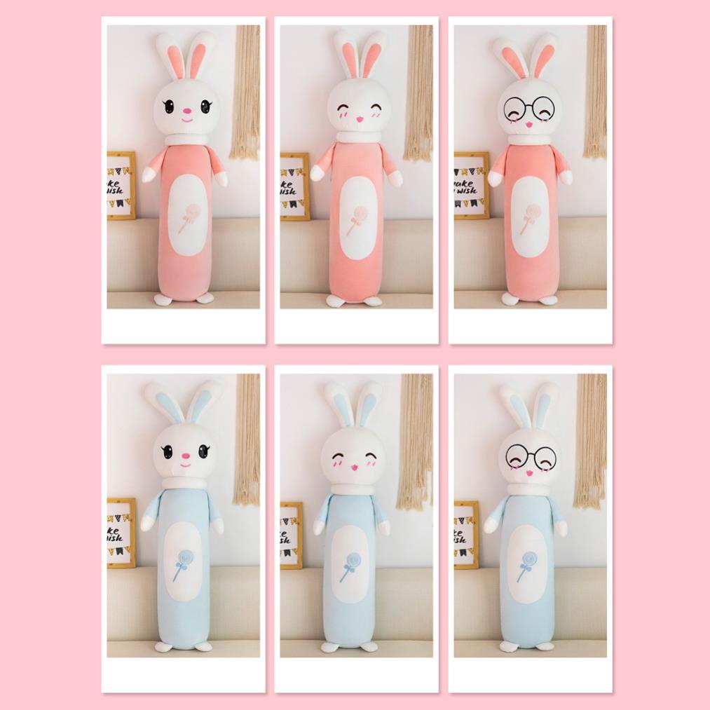 Gấu Bông, Thú Nhồi Bông, Gối Ôm Cho Bé Thỏ Bông 65Cm Hàng Cao Cấp