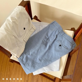 Quần short vải slim