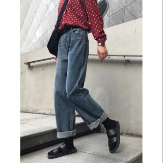[ORDER ] Quần jeans ống rộng form cực đẹp