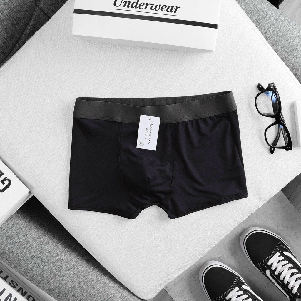 Combo 4 Quần Sịp Đùi Cao cấp chất thun lạnh mẫu SỊP Nam Boxer Thun Lạnh co giãn đa chiều SK19
