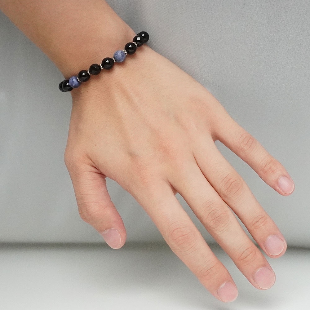 Delixir BTS Jungkook's Onyx Sodalite Bracelet