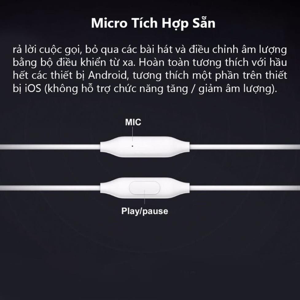 [FREE SHIP] Tai nghe Xiaomi Piston Lite jack 3.5mm có mic vỏ nhôm nguyên khối bản quốc tế - BH 6 tháng