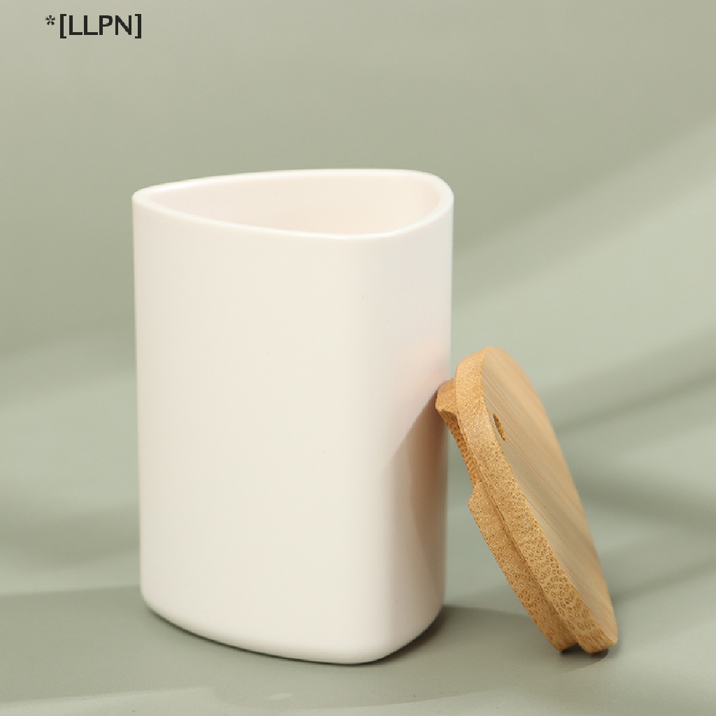 1 Lọ Đựng Tăm Xỉa Răng Bằng Gỗ Trang Trí Nhà Cửa