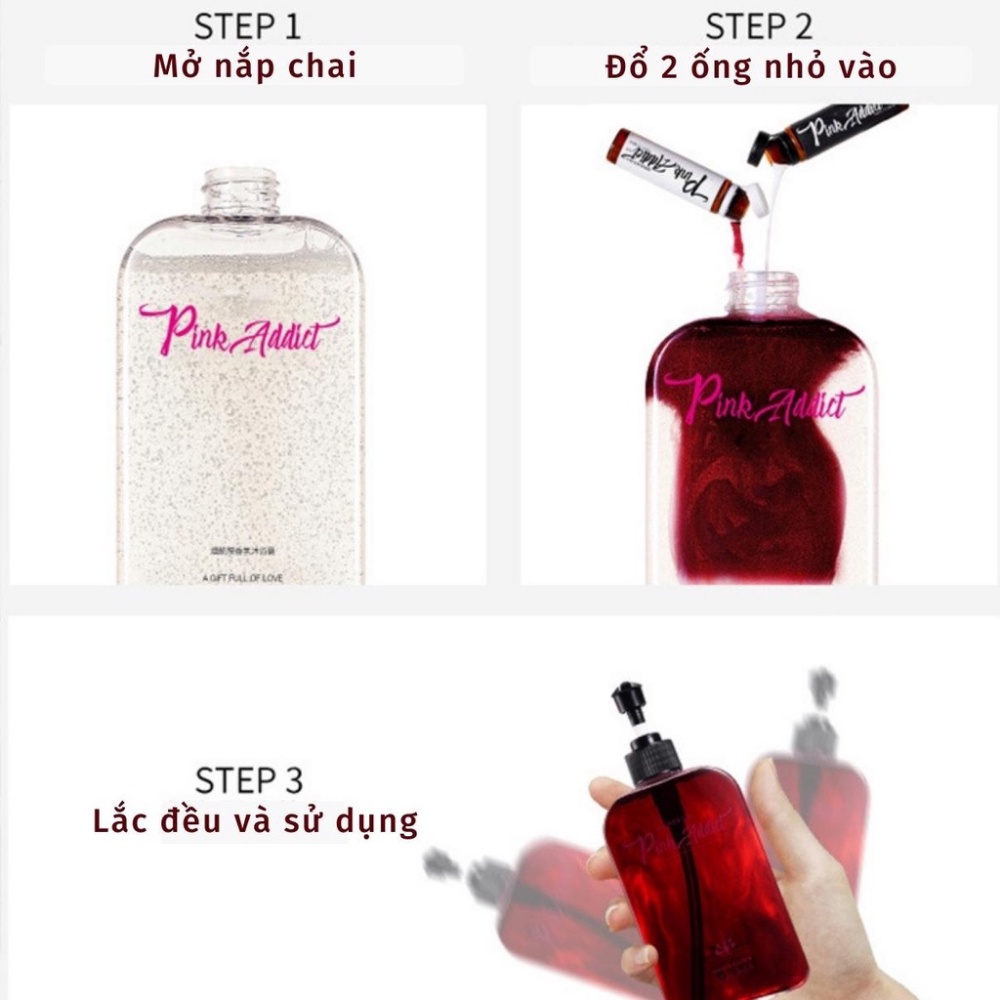 Sữa Tắm Nước Hoa Pink Addict Tự Pha Trộn 420ml