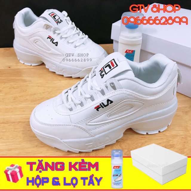 [TẶNG HỘP + LỌ TẨY hoặc TẤT] Giày thể thao nam nữ SNEAKER ULZZANG STYLE Trắng, size 36-44.      .