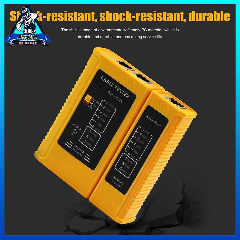 Máy kiểm tra cáp Mạng điện thoại Cáp kiểm tra đường dây RJ45 RJ11 Máy kiểm tra dây Lan [8/18]