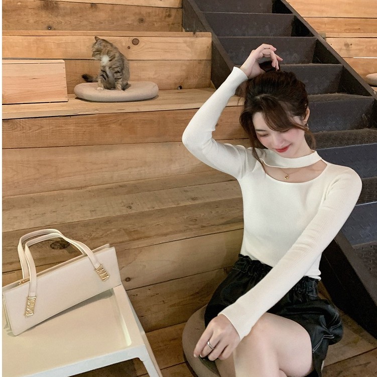 Áo len QADCOL tay dài thời trang dành cho nữ