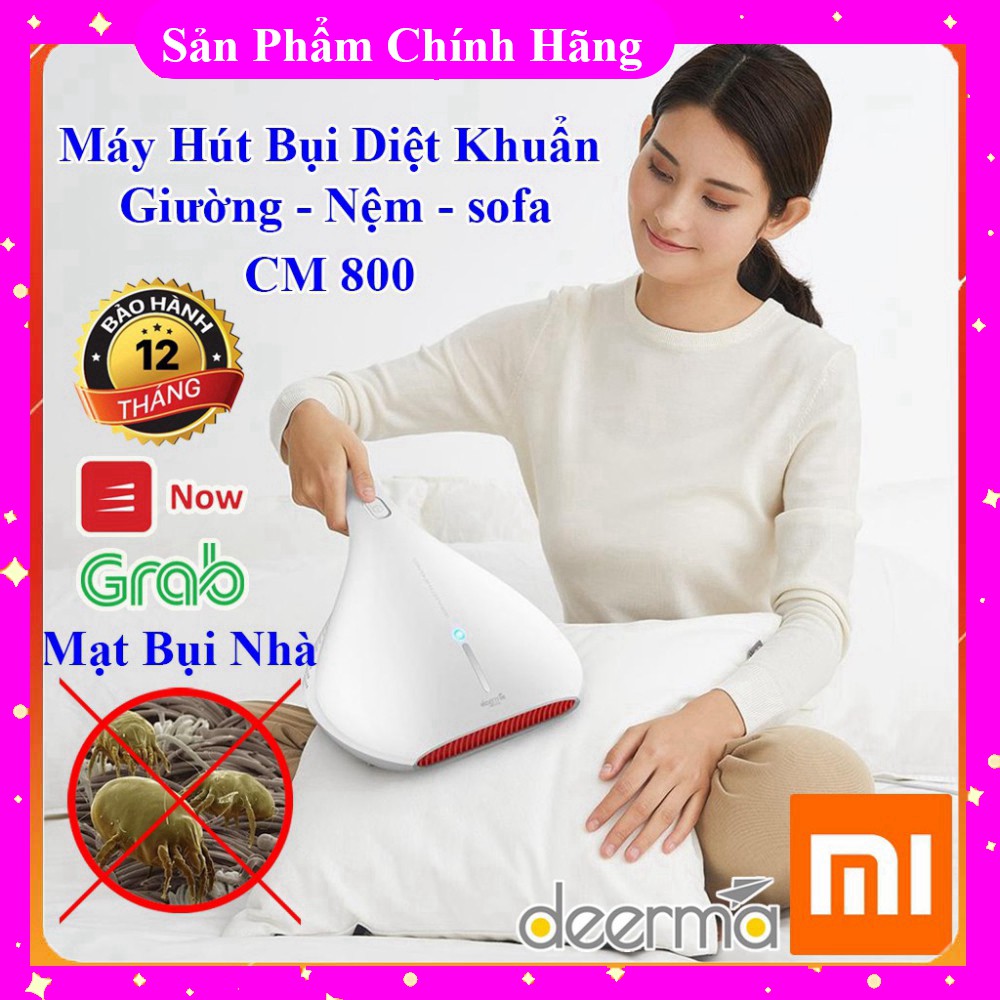 Máy hút bụi Giường Đệm DEERMA CM800, Diệt Khuẩn Bằng Tia UV - PGshop