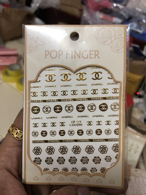 Sticker dán móng tay trang trí nail