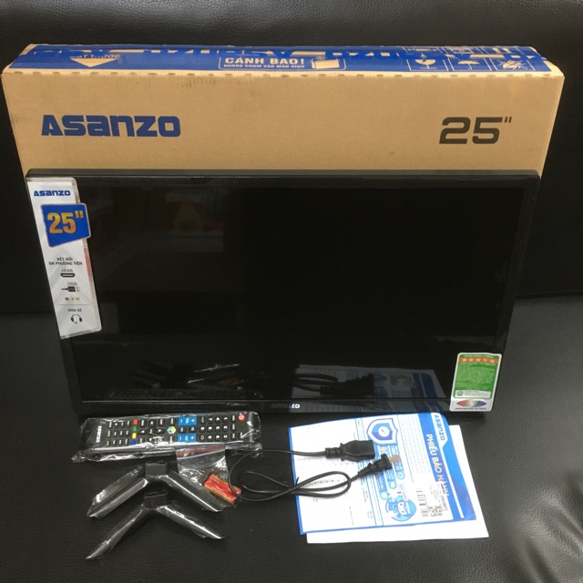 Tivi led tv 25 inch Asanzo tích hợp đầu thu DVB-t2