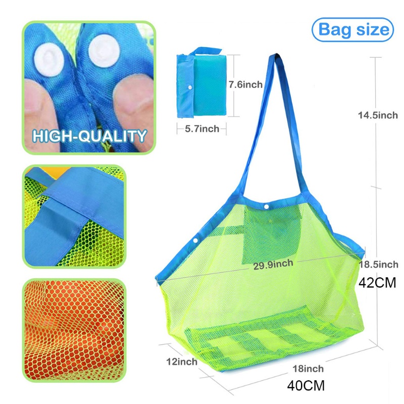 Túi Đựng Đồ Chơi Đi Biển Cỡ Lớn Cho Bé