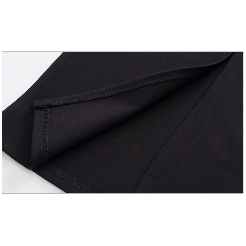 Chân váy bút chì dáng dài xẻ tà phía sau - Chân váy dáng xuông màu đen dáng dài xẻ tà - Mã CV189