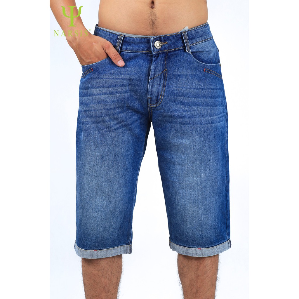 Quần short bò nam Narsis S7011