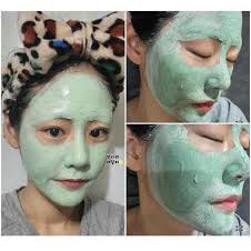 Bột đắp mặt nạ Bạc Hà mask dẻo gói 100gr .