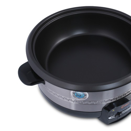 Nồi lẩu điện Comet CM7731 - 3.5 Lít - Vỏ hợp kim nhôm không rỉ với thời gian