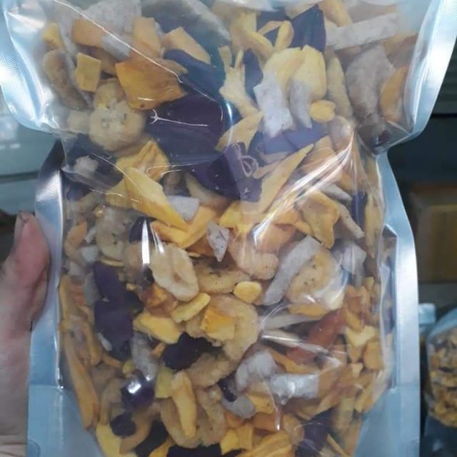 2Kg Trái Cây Sấy Vụn đủ loại thơm giòn ( Kèm Quà Tặng )