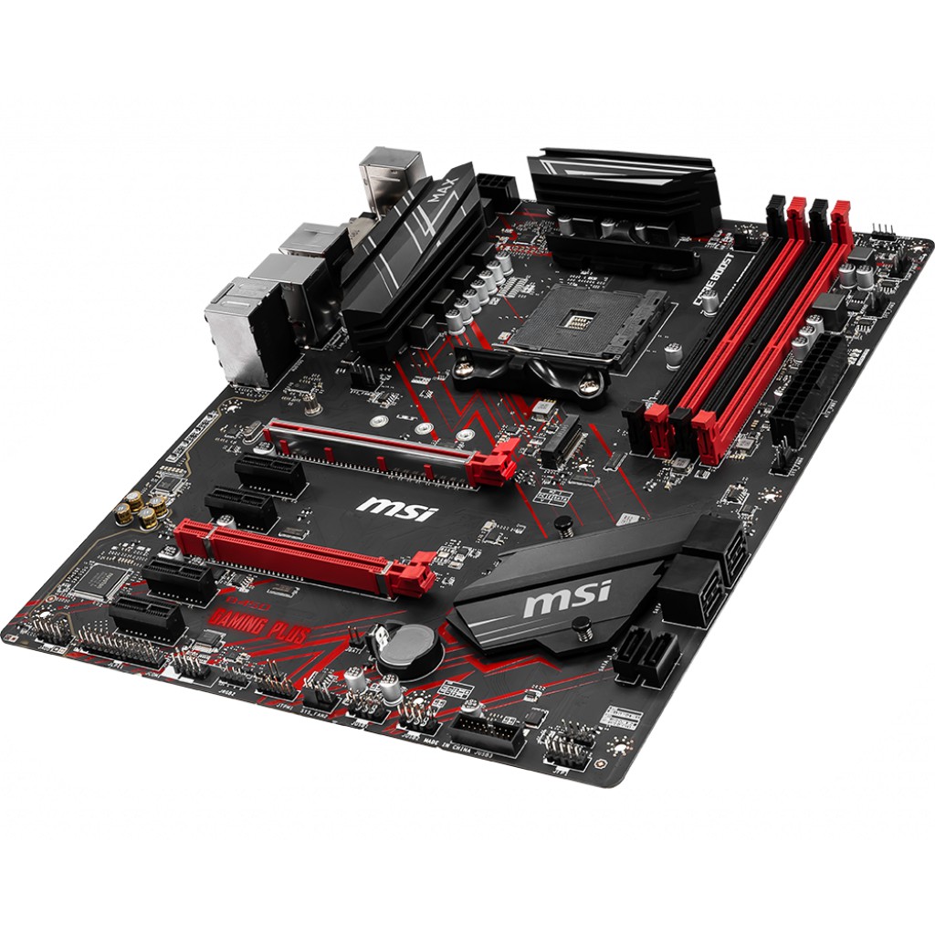 Bo mạch chủ Mainboard MSI B450 GAMMING PLUS MAX AMD B450, Socket AM4,m-ATX, 4 khe RAM DDR4