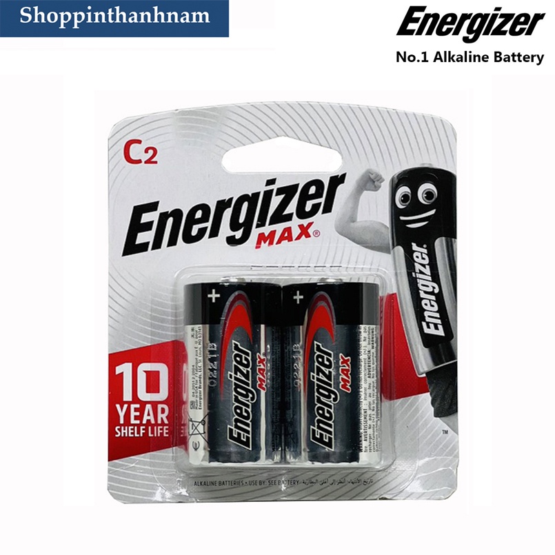 Pin trung Energizer E93 vỉ 2 viên chính hãng dung lượng cao