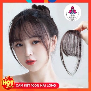 Tóc giả mái thưa hàn quốc mỏng nhẹ tự nhiên ❇️freeship ❇️tóc giả thưa tóc thật thời trang nữ ❇️