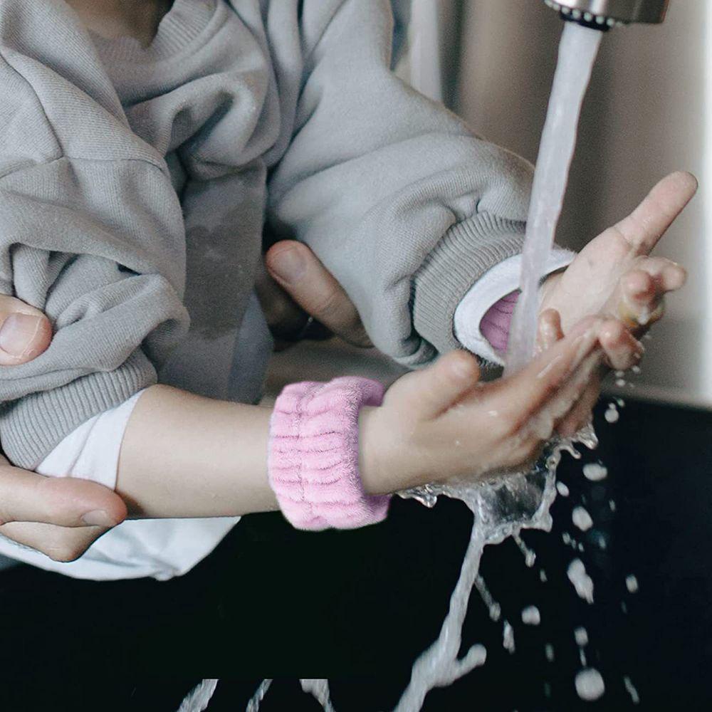 NICKOLAS Băng đô cài tóc rửa mặt Bằng Cao Su Mềm Màu Trơn Thời Trang Hàn Quốc Cho Nữ