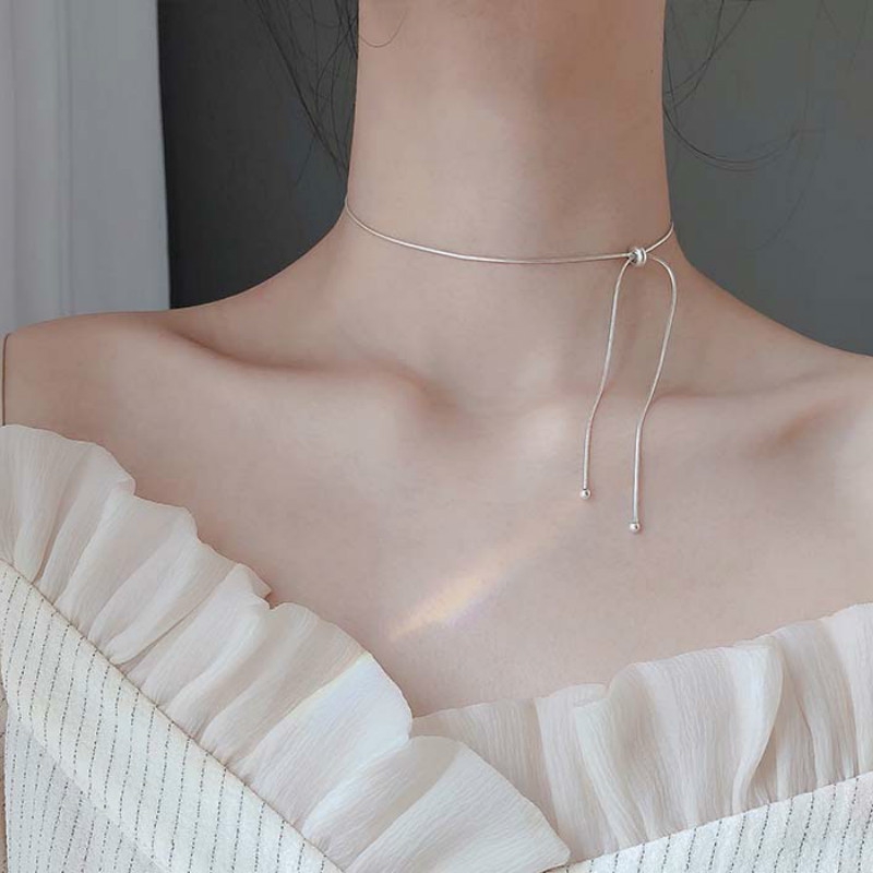 Vòng cổ/vòng tay bạc 925 thời trang Hàn Quốc