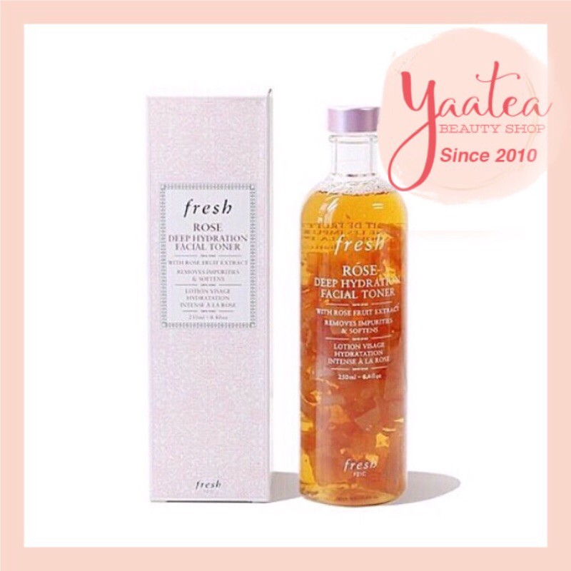 Fresh Rose Deep Hydration Facial Toner - Nước cân bằng da giữ ẩm chuyên sâu