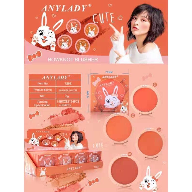 Phấn Má Thỏ Cute ANYLADY BOWKNOT BLUSHER