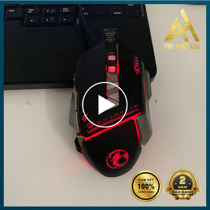 Chuột Gaming Đèn LED Chính Hãng Có Dây Mouse Chơi Game IMICE V9 - Chuột Máy Vi Tính PC Laptop Chuyên Game