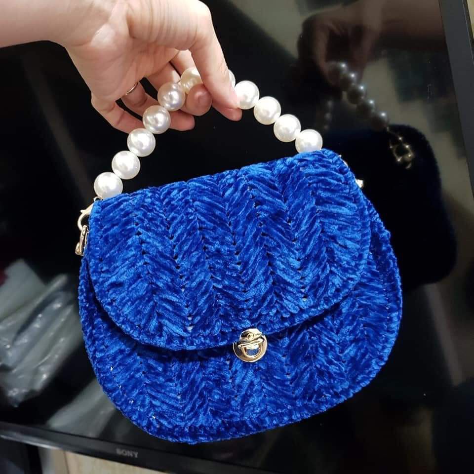 Canvas Cắt Sẵn Hình Yên Ngựa - Phụ kiện làm túi Handmade