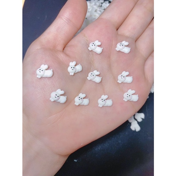 Set 50 phụ kiện con vật gắn móng nail