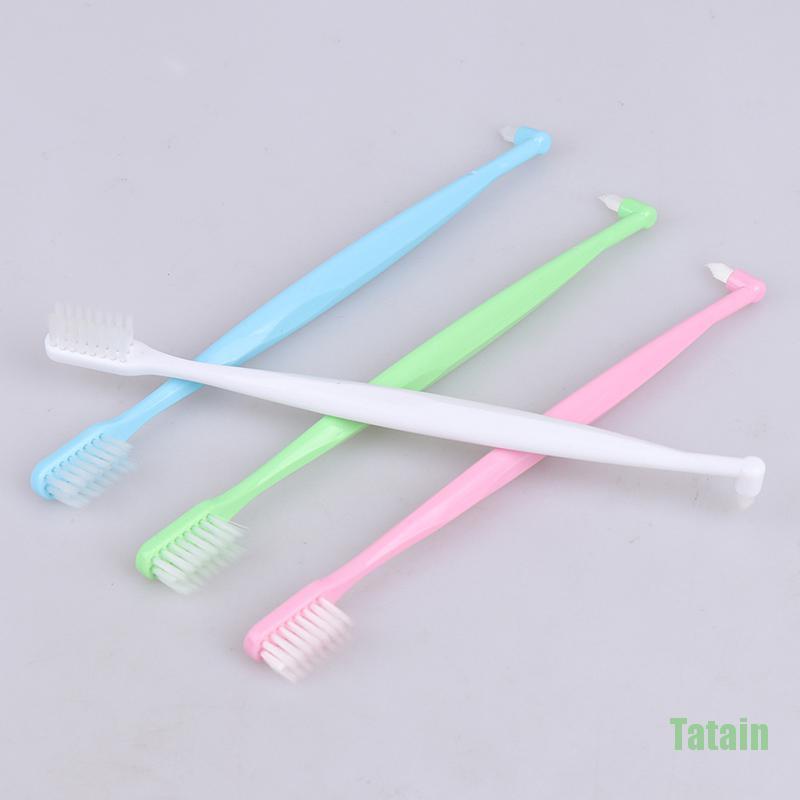 Bàn chải đánh răng hai đầu chăm sóc răng miệng