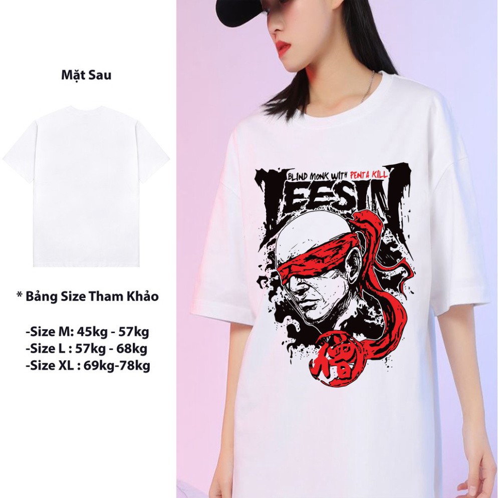 [ FULL SIZE + ẢNH THẬT ] ÁO THUN, ÁO PHÔNG TAY LỠ UNISEX FORM RỘNG OVERSIZE LEESIN FREESHIP M55