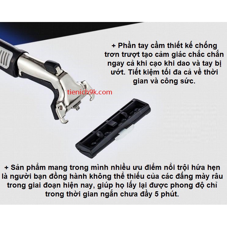 Set dao cạo râu cho nam 12 36 lưỡi + cán dao + tạo bọt cạo lông siêu sắc ( Nhiều phân loại hàng)