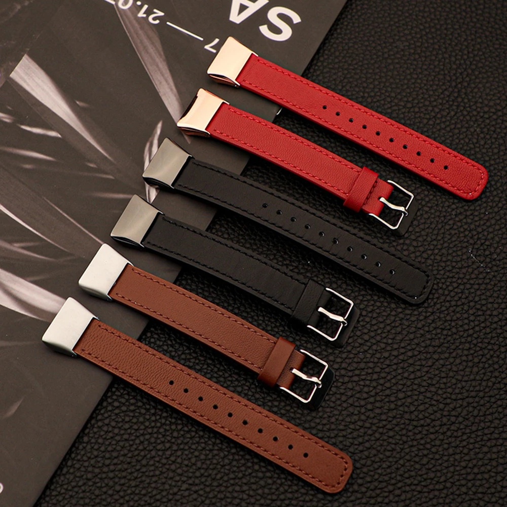 Dây Đeo Da Thay Thế Cho Đồng Hồ Thông Minh Huawei Band 8 7 6 / Honor Band 6